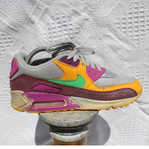 Rare Nike Air Max 90 Cocktail orange pink 312052-071 Size 10 womens - Picture 2 of 10